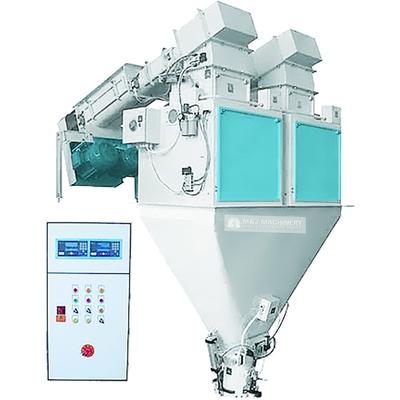25kg 50kg 有機肥料の包装のための半自動肥料袋装機
